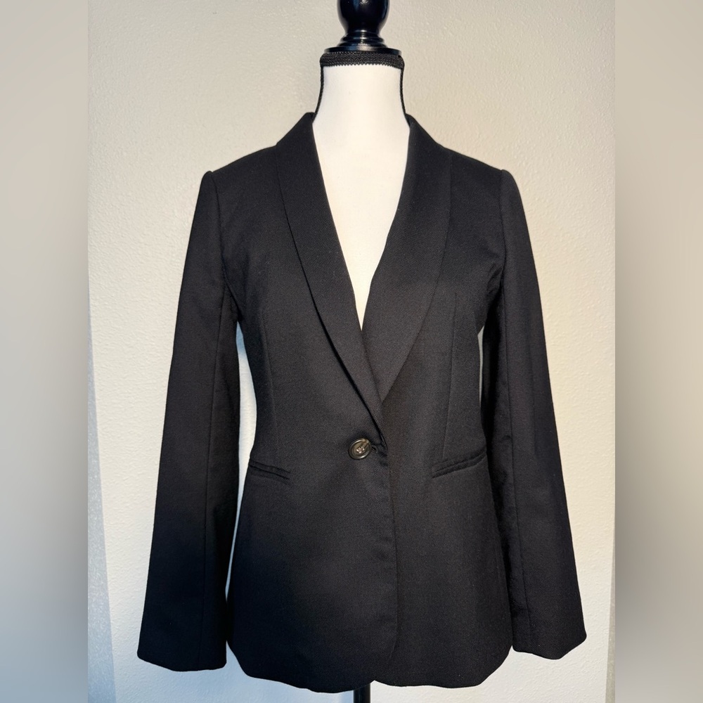 J. Crew Black Blazer Classic Suit Jacket